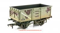 37-225J Bachmann BR 16 Ton Steel Mineral Wagon number B89616 - Top Flap Doors - BR Grey (Early) - Weathered - Era 4